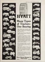 1918 Print Ad Hyatt Roller Bearings Many Types of Tractors Chicago,Illinois - £15.70 GBP