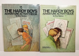 Hardy Boys Adventure Activity Books Set #2 #3 Vintage 1977 78 Tv Show Used - £8.62 GBP