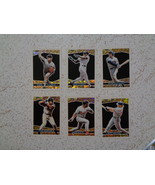 1993 Topps Black Gold lot of 6 cards, all nr mint to mint. LOOK!! - £7.92 GBP