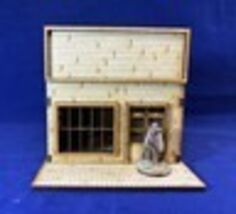 Western Shop v2b MDF Kit 28mm Terrain Old West Building Scenery - Choose... - $16.99