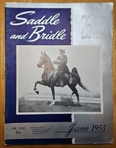 Saddle And Bridle Magazine June 1953 Vol Xxvi No 5 Royal Affair - £14.04 GBP