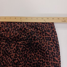 LOFT Womens Brown/Black Leopard Print High Waist Skinny Corduroy Pants 8 (30×29) image 8