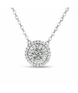 2.50 Ct Brilliant Simulated Gemstone 14k Gold Plated Solitaire Pendant N... - €92,42 EUR
