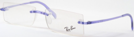Ray ban RB 7002 2112 Transparent Violett Brille 53-15-140mm Italien - £75.24 GBP