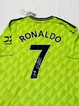 Cristiano Ronaldo Signed Manchester United Soccer Jersey COA - £239.00 GBP