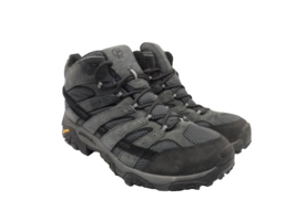 Merrell Men&#39;s Moab 2 Mid Soft Toe WP Hiking Boots J06055 Granite Size 11M - £68.54 GBP