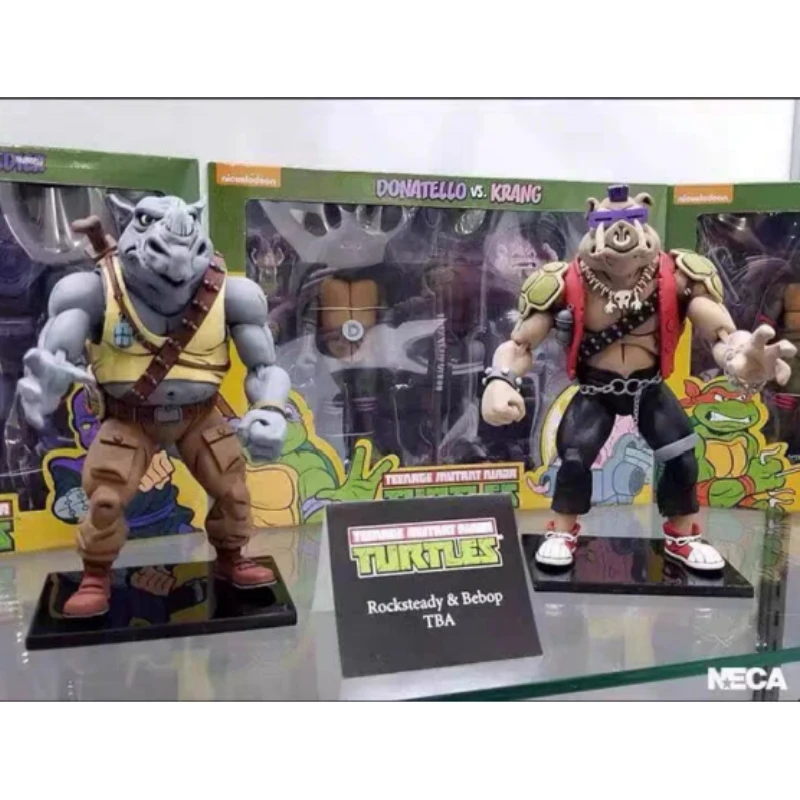 16cm Neca Rocksteady Bebop 2017 Sdcc Limited Anime Action Figures Film F... - £45.51 GBP+