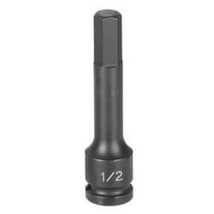 Grey Pneumatic 1/2&quot; Drive x 6mm Hex Driver 4&quot; Length (100mm) - $1,117.29 MXN