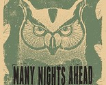 Many Nights Ahead [Audio CD] - $49.99