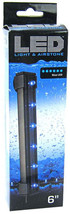 Via Aqua Submersible Blue LED Light And Airstone - Illuminate Your Tank with Nig - $16.78+