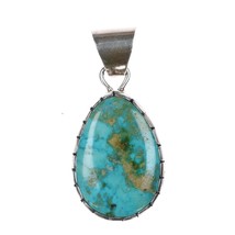 Nelson Garcia - Kewa Sterling and high grade turquosie pendant - £191.88 GBP