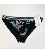 Athleta Black Gold Coast Floral Band Swim Bikini Bottom S or L New With ... - £19.65 GBP