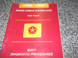 1996 DODGE RAM TRUCK BODY DRIVER AIR BAG SYSTEM Service Manual DIAGNOSTI... - $10.02