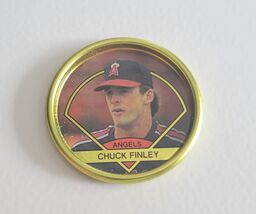 N) 1990 Topps Baseball Coin - #13 Chuck Finley - $1.97