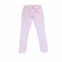 Adriano Goldschmied AG Super Skinny Jeans Size 27R Legging Ankle Pink 28X28 - £23.87 GBP