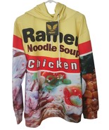 Ramen Chicken Noodle Soup Graphic Hoodie XL Unisex NWT - $388.81 MXN