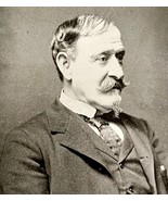 Commodore Schley Victorian 1898 Print Cuba&#39;s Freedom Spanish War DWU15 - $42.22 CAD