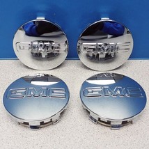 2014-2017 GMC Sierra 1500 / Yukon 3 1/4&quot; Chrome Center Caps # 20942032-C SET/4 - £74.68 GBP