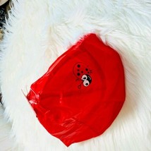 New Ladybug  toddler Infant One Size Lady Bug Red Rain Hat PVC Lined - £3.16 GBP