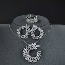 3pcs Pack New Luxury Marquise Wedding Bridal For Women Lady Anniversary Gift Jew - £20.06 GBP
