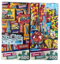 Masterpieces Sweet Shoppe 500 Piece Jigsaw Puzzles Classic Candy Bars Se... - $342.11 MXN