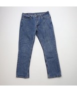 Vintage Y2K Levis 514 Mens 36x30 Distressed Straight Leg Denim Jeans Blu... - $54.40