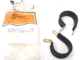 Harley Davidson Group of 2 FLST Oil Cooler Clamps 62408-87 - $276.21 MXN