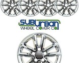 2013-2019 Dodge Caravan # 7252P-C 17&quot; Split 10 Spoke Chrome Wheel Skins ... - $109.98