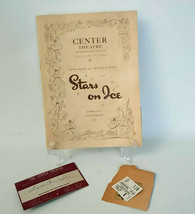 1943 Rockefeller Center Theatre Stars on Ice Ticket Envelope Program Henie Wirtz - £20.60 GBP