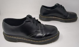 Dr Martens 1461 Bex Smooth Leather Oxford Shoes Black Men 10 / Women 11 VTG Y2K - £39.46 GBP