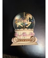 Carousel Horse Snow Globe  Music Box - £13.63 GBP