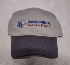Building Crafts, Inc Ball Cap / Hat Otto Gray Black Adjustable Contractors - $12.95