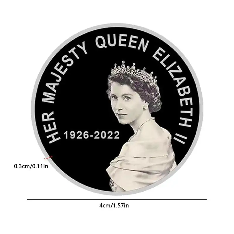 Play Queen Elizabeth II Gold Commemorative A with Gift Box Royal Family Challeng - £23.18 GBP