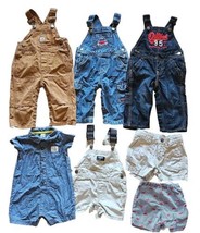 Baby Boy Premium Clothing Lot of 7 Carhartt Carters Oshkosh 9 Mos 9-12 S... - $39.18