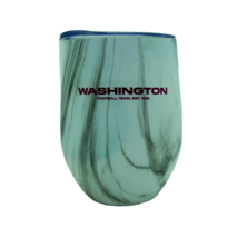 Washington Football NFL Marble Stainless Steel Stemless Wine Glass 15 oz - £17.36 GBP