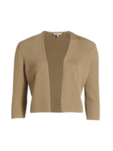Lafayette 148 New York Cropped Open Front Cardigan, Size Small - $316.80