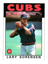 1986 Topps #744 Lary Sorensen Chicago Cubs - £1.58 GBP