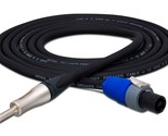 Hosa SKT-215Q Edge Speaker Cable, Neutrik speakON to 1/4 in TS, 15 ft - $63.65