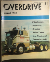 OVERDRIVE vintage Trucking Magazine  August 1968 - £38.82 GBP