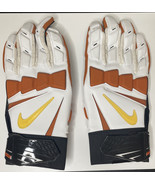 Nike Hyperbeast 2.0 Men&#39;s Padded Lineman Gloves NCAA Texas Longhorns Siz... - £30.88 GBP