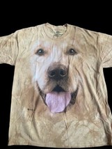 The Mountain Shirt Mens XL Golden Retriever Dog Face RARE New Adult Sz Tie Dye - $83.97