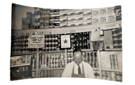 Vtg WW2 Homefront Photograph Americana Grand Union Market Grocer Sugar Rations - £15.68 GBP