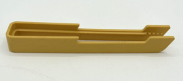 Vintage Tupperware Party Prize Toaster Tongs 1299-16 Harvest Gold SKU U149 - $8.99