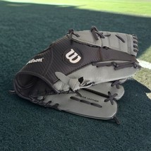 Wilson A360 Baseball Softball Glove 12&quot; Model AO3RB2112 Ball RHT Black Gray - $18.65