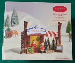 St. Nicholas Square &quot;Wreaths And Trees Shop&quot; SKU04STXVA19 Brand New 2020 - £67.26 GBP