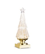 Raz Imports lighted water glitter gold tree lantern 11.75” 4016297 - €36,17 EUR