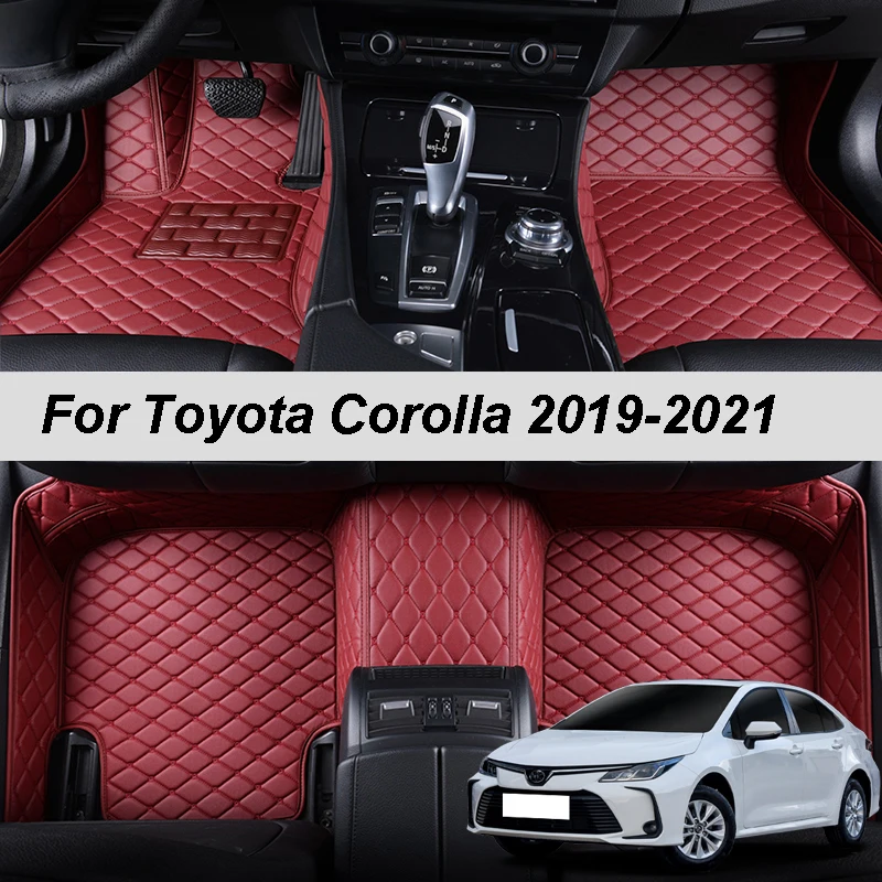 Custom Made Leather Car Floor Mats For Toyota Corolla E210 2019 2020 2021 - £40.26 GBP+