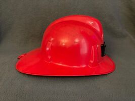 Vtg MSA Topgard Fireman’s Rescue Helmet Red - $32.50