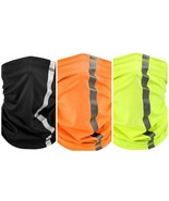 SAFETY Gaiters With Reflective Tape Neck Warmer Head Neckerchief  Wrap B... - €6,04 EUR