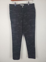 Social Standard By Sanctuary Ankle Skinny Jeans 6 Womens Black Camo Print Bottom - £18.24 GBP